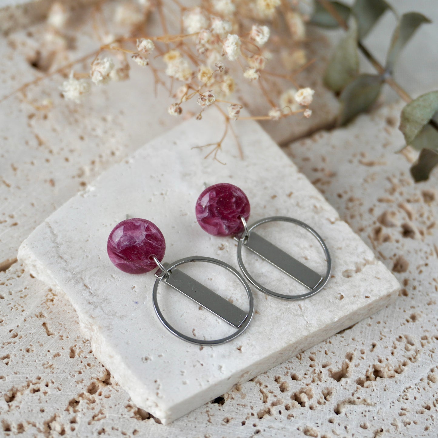 Quartz Stud Drop Mini