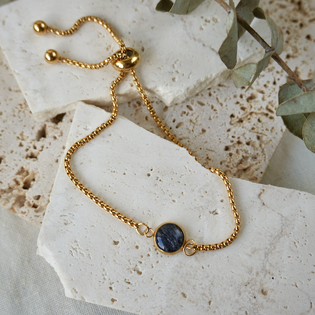Black Tourmaline Adjustable Bracelet
