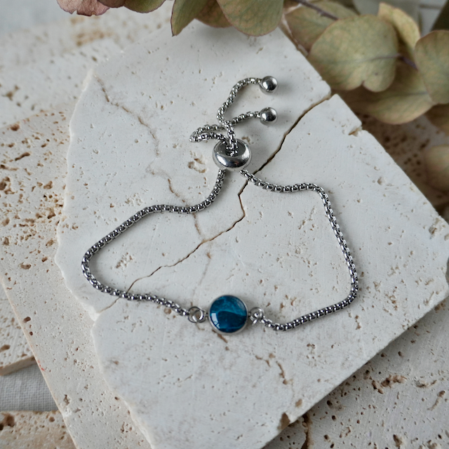 Alexandrite Green Adjustable Bracelet