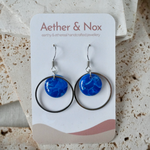 Marina Blue Hook Hoop