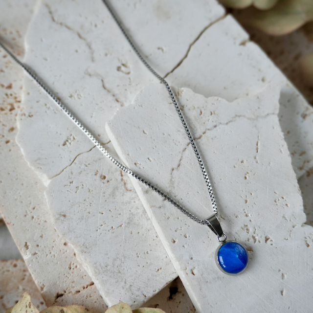 Marine Blue Small Pendant