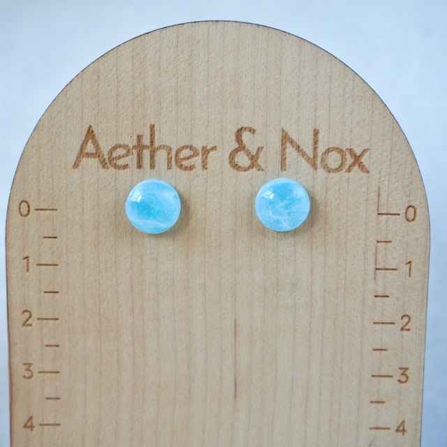 Summer Medium Round Stud (Various Summer Colours)