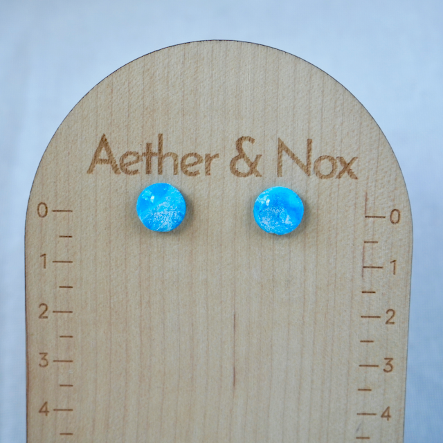 Summer Medium Round Stud (Various Summer Colours)