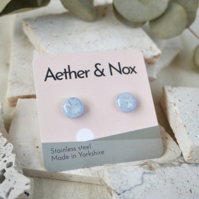 Summer Medium Round Stud (Various Summer Colours)