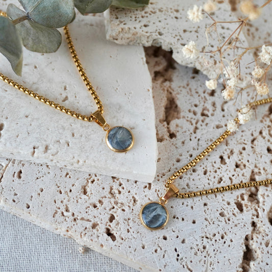 Stone Grey Small Pendant