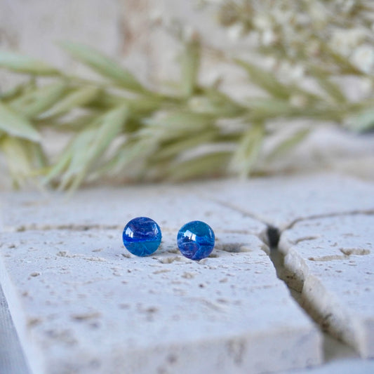 Sapphire Blue Small Stud