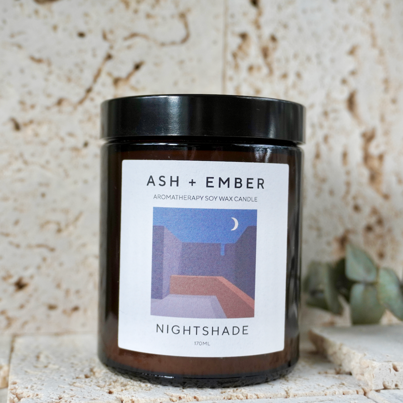 Nightshade Candle - Cedarwood, Lavender and Jasmine