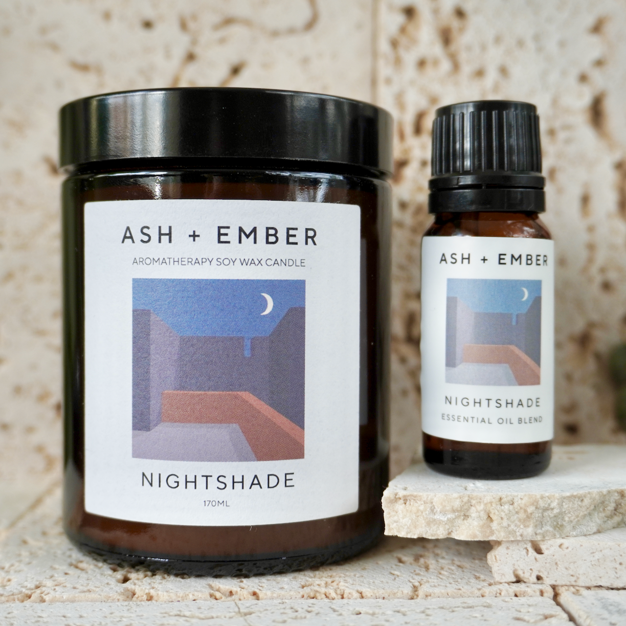 Nightshade Candle - Cedarwood, Lavender and Jasmine