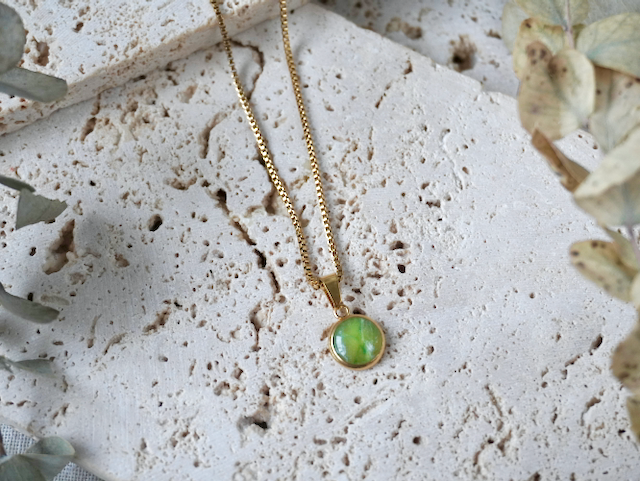 Peridot Small Pendant Necklace