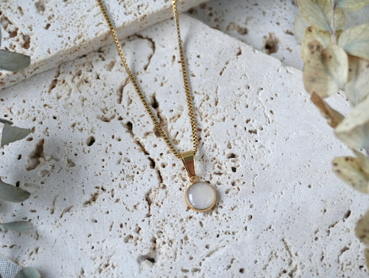 Clear Quartz Small Pendant Necklace