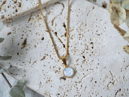 Opal Small Pendant Necklace