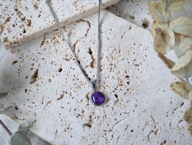 Amethyst Small Pendant Necklace