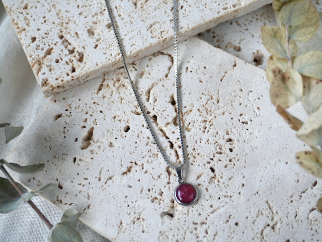 Ruby Small Pendant Necklace