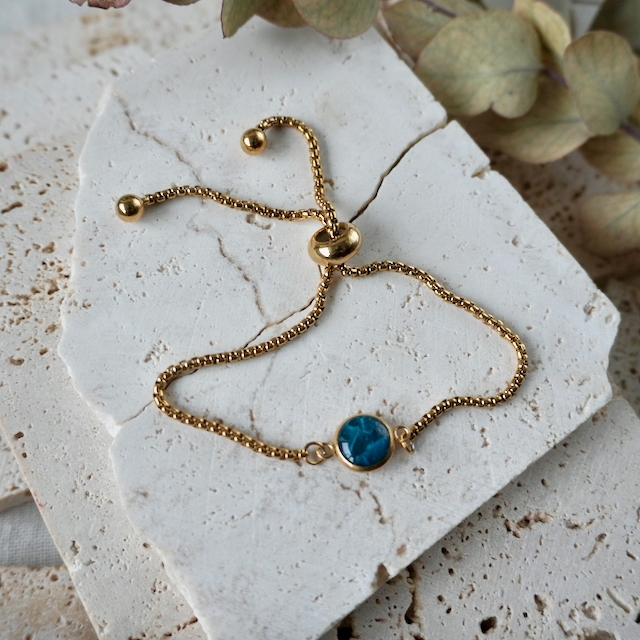 Alexandrite Green Adjustable Bracelet