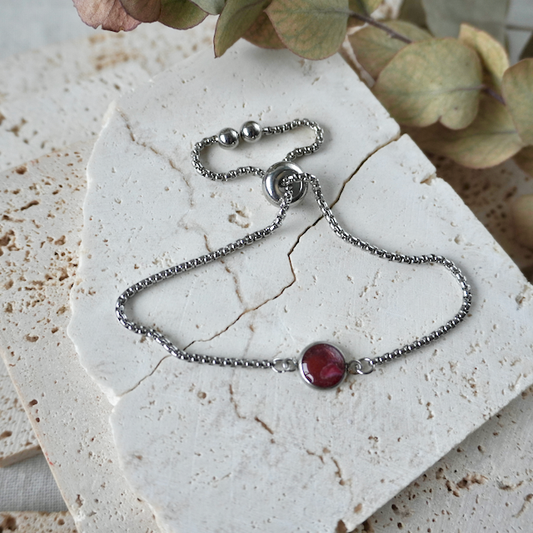 Lava Falls Red Adjustable Bracelet