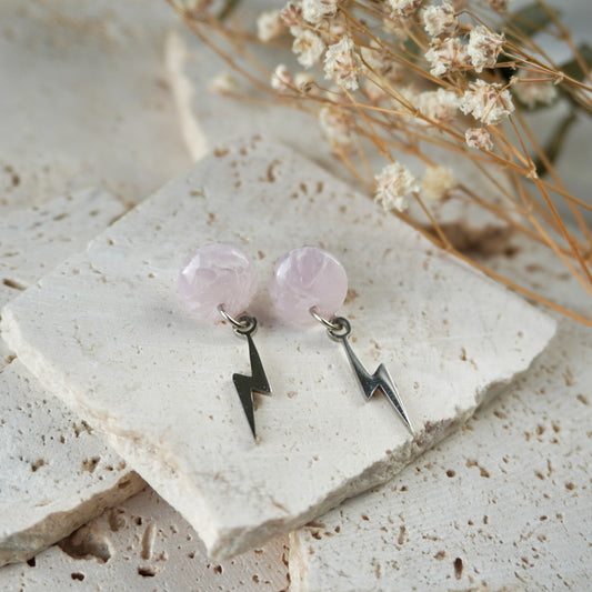 Quartz Charm Stud