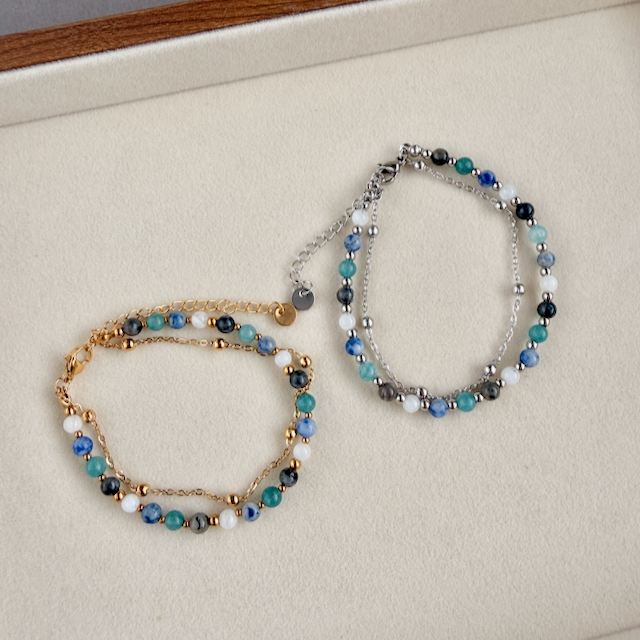 Clarity & Flow Two Chain Bracelet