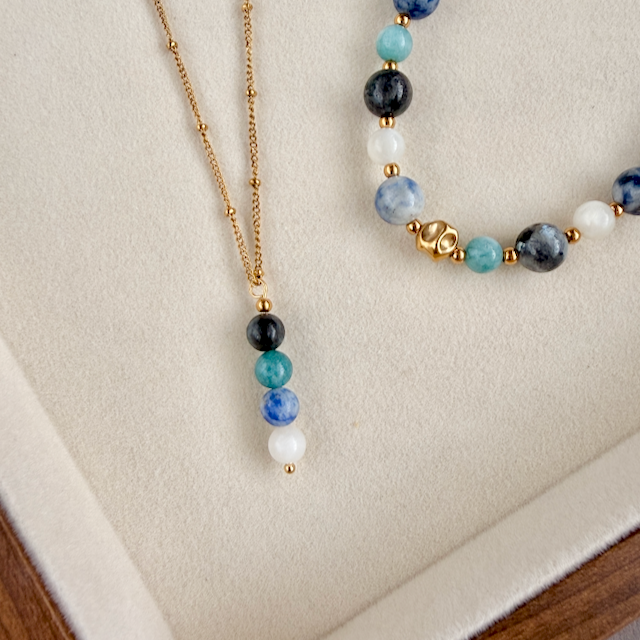 Clarity & Flow Single Drop Necklace