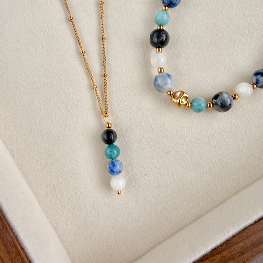 Clarity & Flow Single Drop Necklace