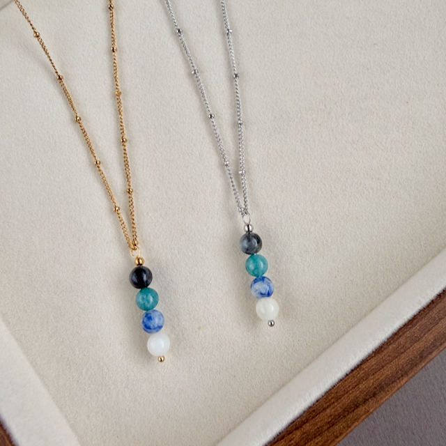 Clarity & Flow Single Drop Necklace