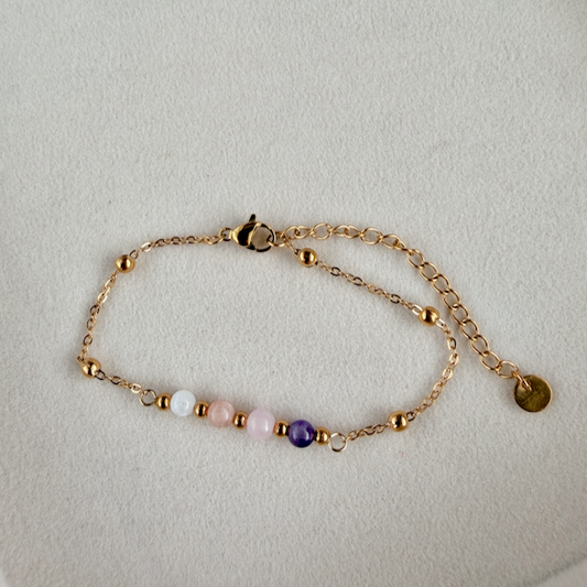 Warmth & Wonder Four Stone Bar Bracelet