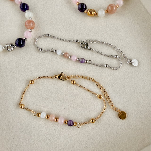 Warmth & Wonder Four Stone Bar Bracelet