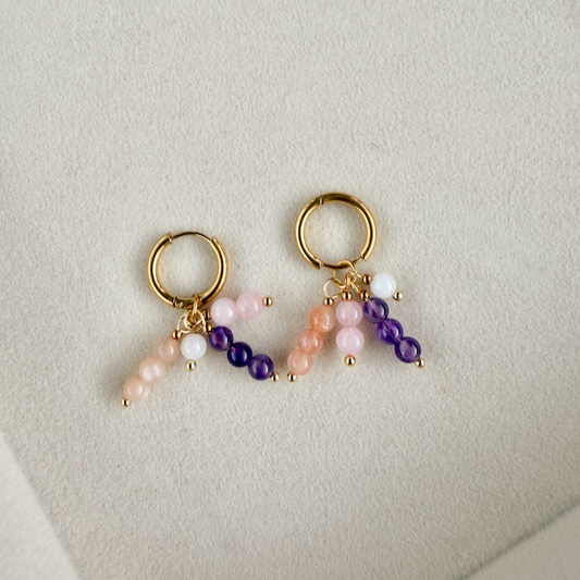 Warmth & Wonder Four Cluster Huggie Earrings