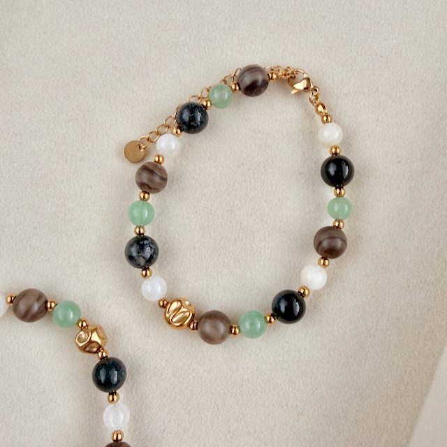 Growth & Grounding Statement Bracelet