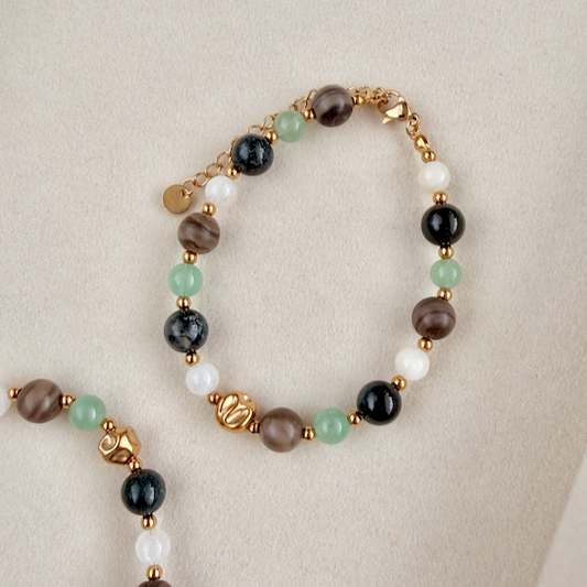 Growth & Grounding Statement Bracelet