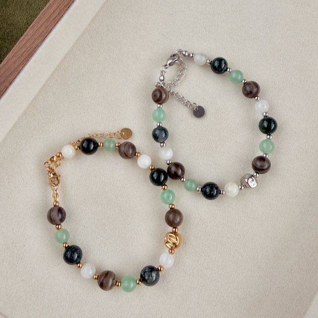 Growth & Grounding Statement Bracelet