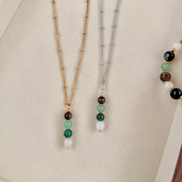 Growth & Grounding Single Drop Necklace