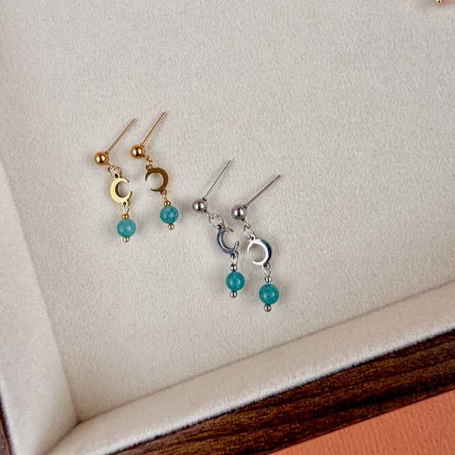 Moon Drop Studs