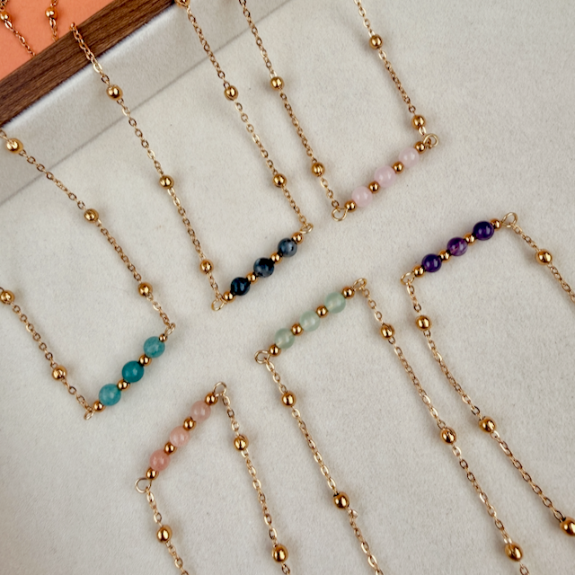 Triple Row Necklace