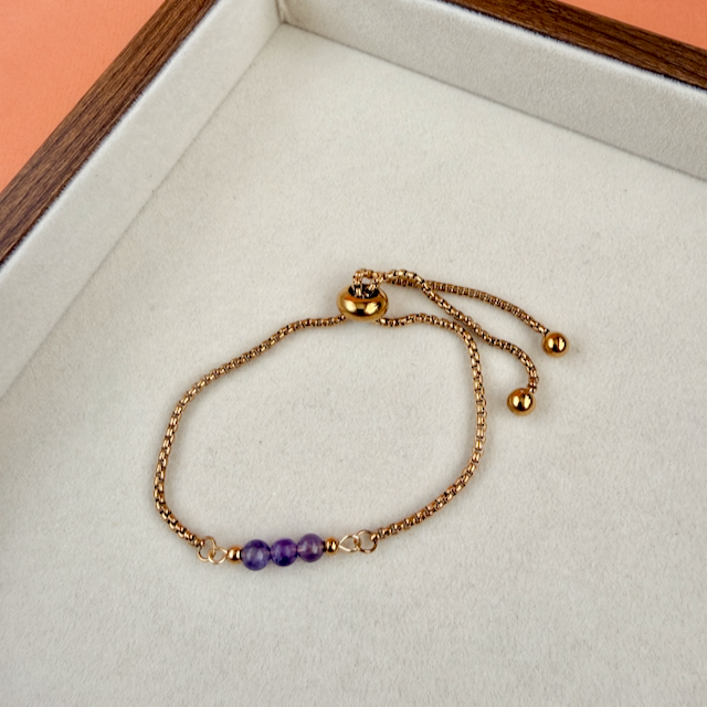 Triple Row Bracelet