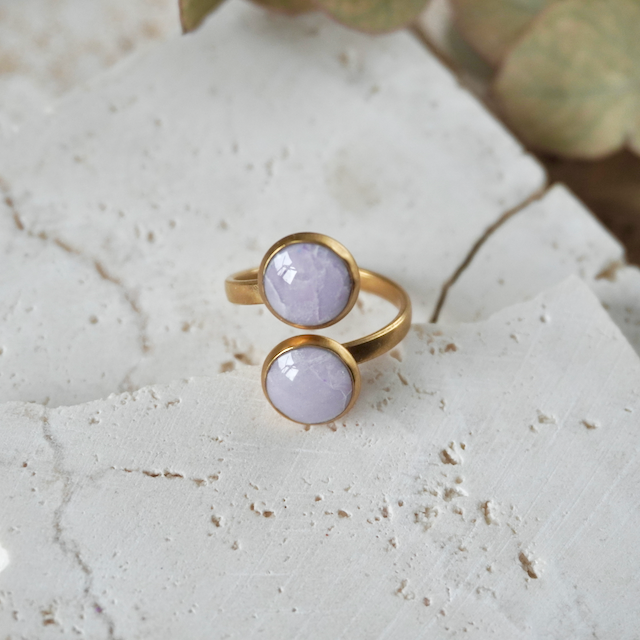 Blushed Lilac Duo Ring