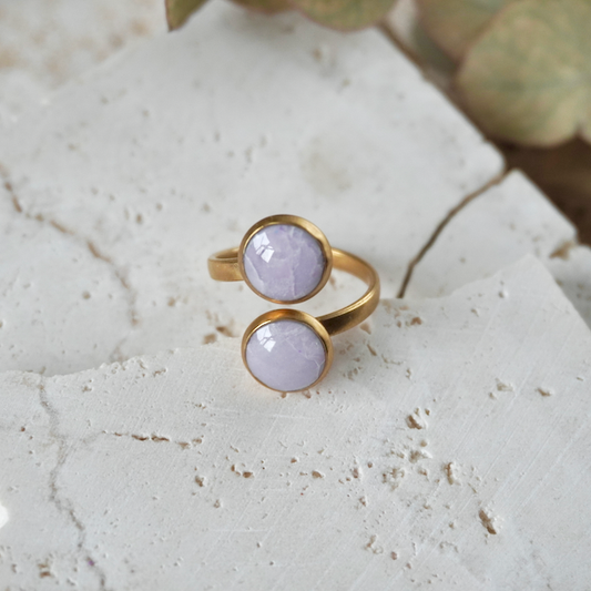 Blushed Lilac Duo Ring