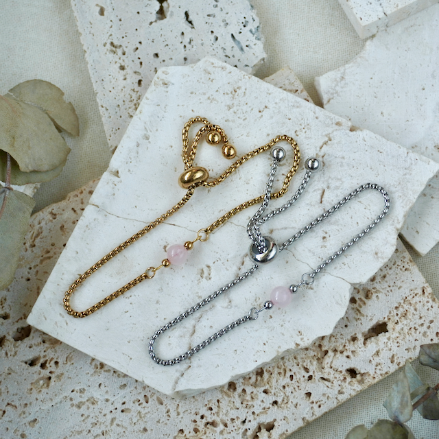 Simple Gemstone Bracelet