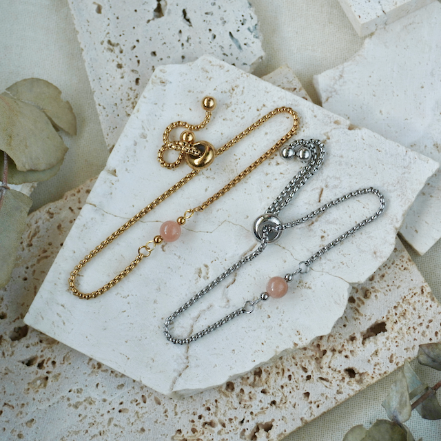 Simple Gemstone Bracelet