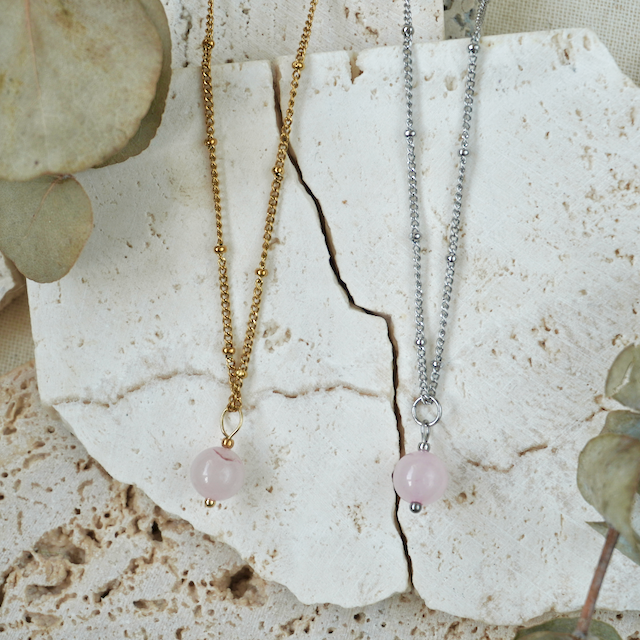 Simple Gemstone Necklace