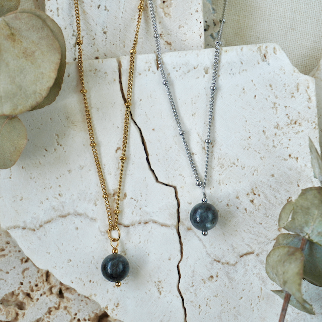 Simple Gemstone Necklace