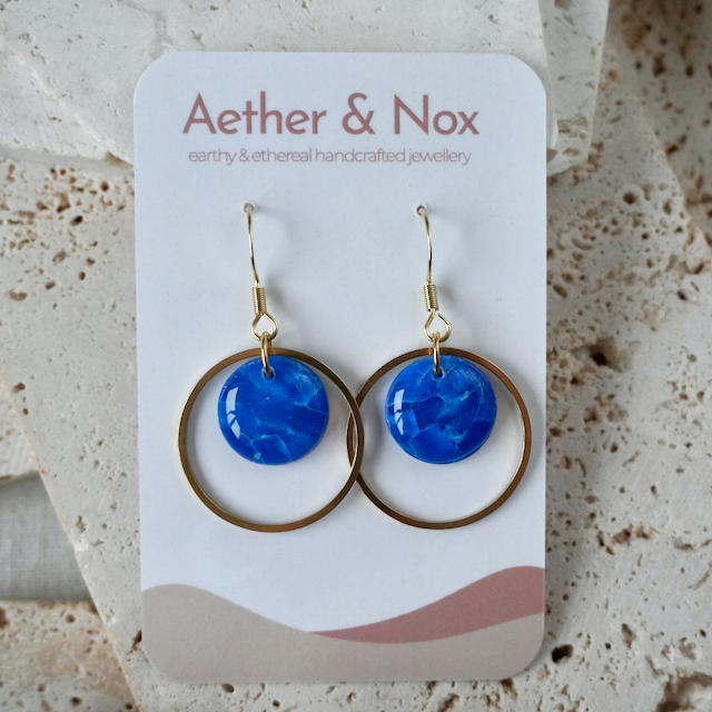 Marina Blue Hook Hoop