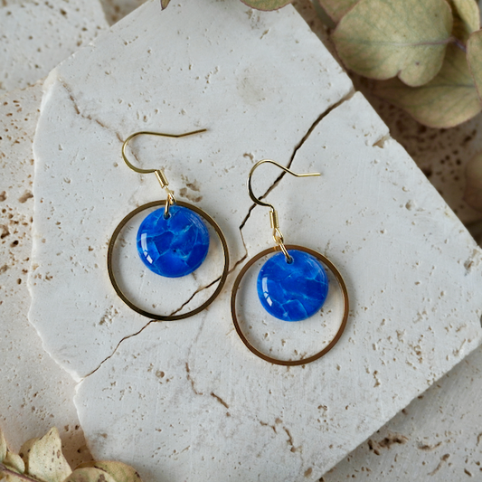 Marina Blue Hook Hoop