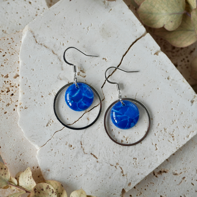 Marina Blue Hook Hoop