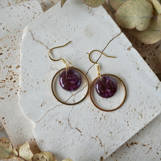 Amaranth Purple Hook Hoop