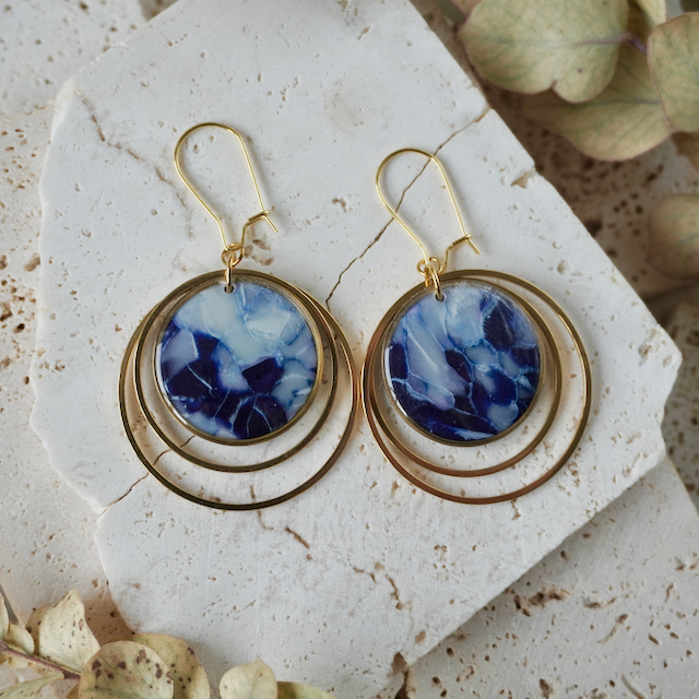 Blue Dusk Kidney Duo Hoop