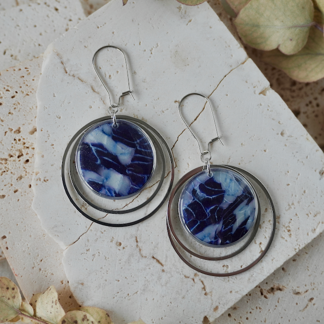 Blue Dusk Kidney Duo Hoop