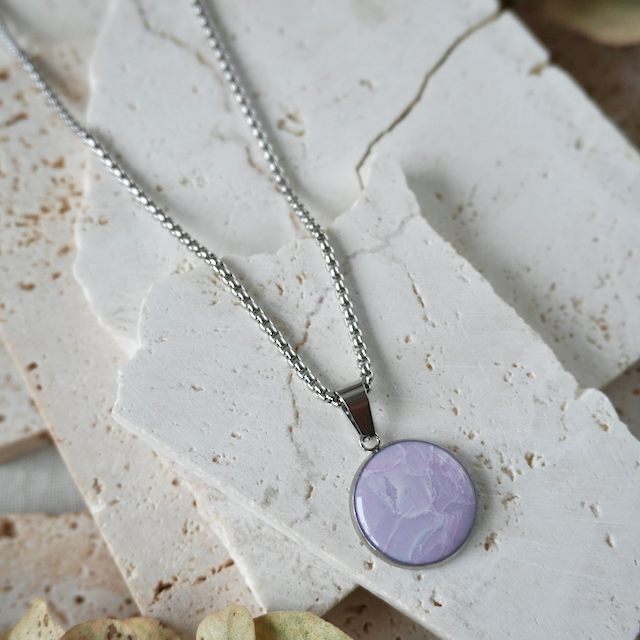 Blushed Lilac Large Pendant