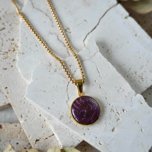 Amaranth Purple Large Pendant