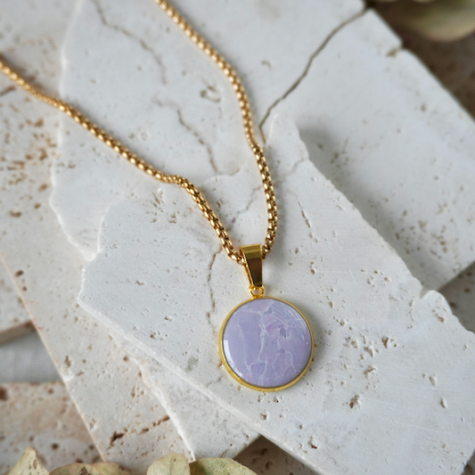 Blushed Lilac Large Pendant