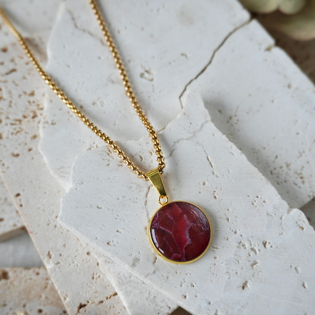 Lava Falls Red Large Pendant